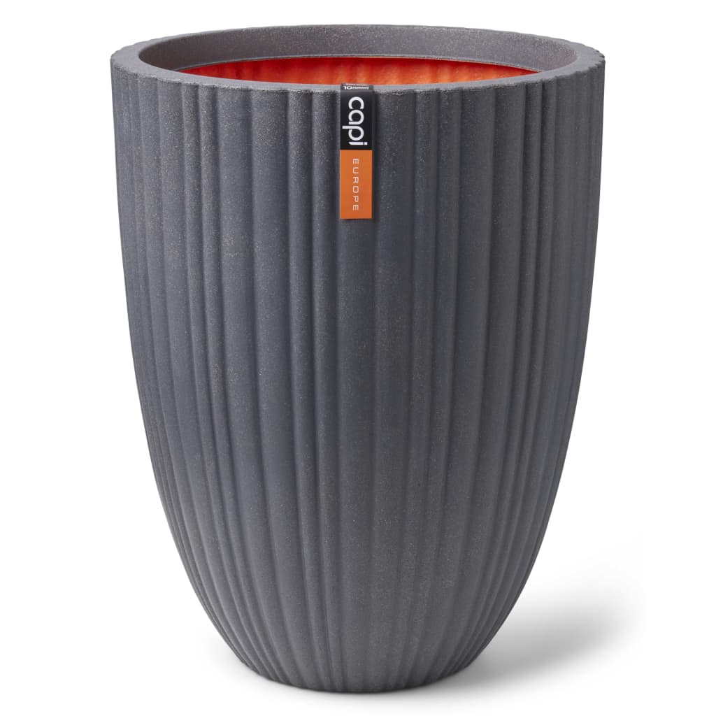 Capi Capi Flowerpot Tubo urbano Capa elegante 46x58 cm de gris oscuro