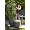 Capi Capi Flowerpot Tubo urbano Capa elegante 46x58 cm de gris oscuro