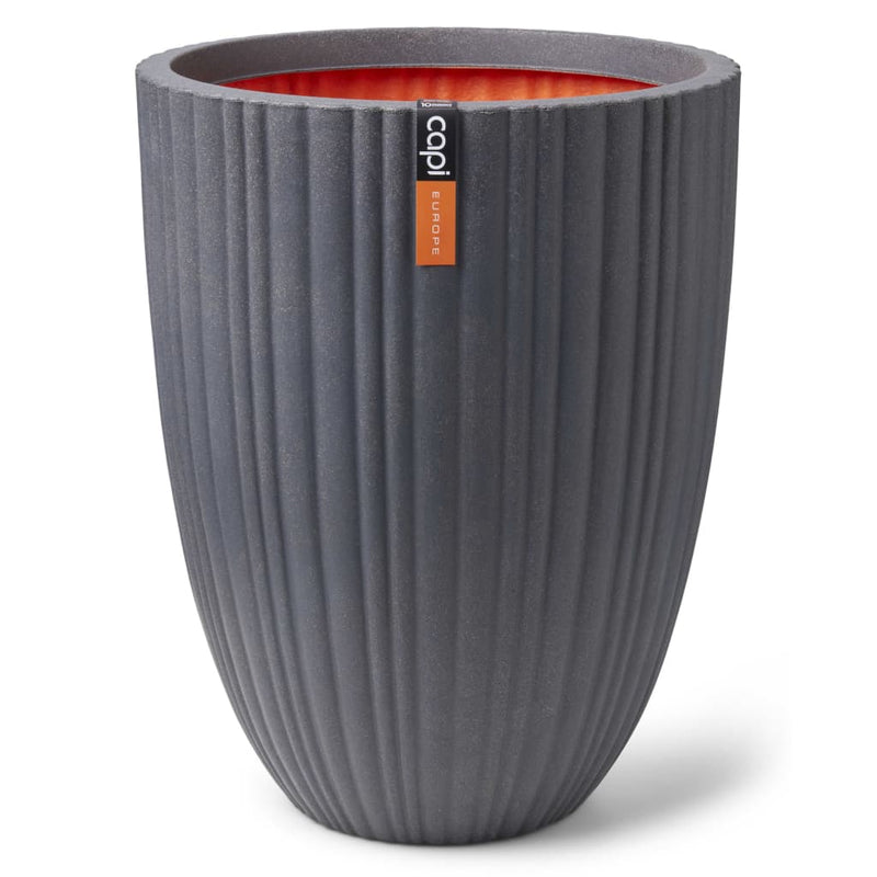 Capi Capi Flowerpot Tubo urbano Capa elegante 55x73 cm de gris oscuro