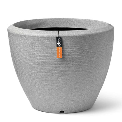 Capi Capi Flowerpot ARC Strato conico in granito 60x48 cm Colorato di avorio