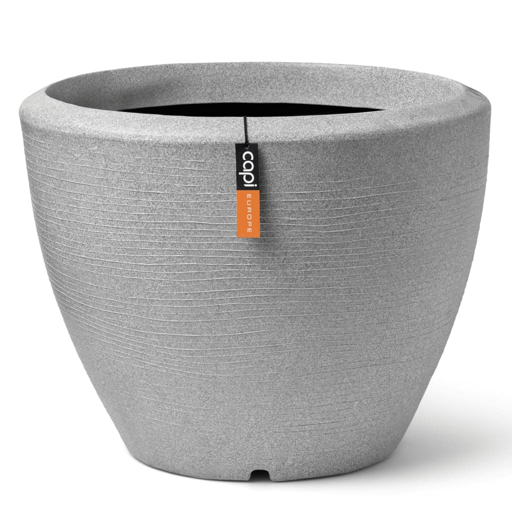 Capi Capi Flowerpot Arc Granite Tapered bajo 48x35 cm Color de marfil