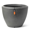 Capi Capi Flowerpot Arc Granite Capa cónica 60x48 cm antracita