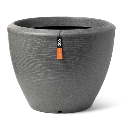 Capi Capi Flowerpot ARC Granite strato rastremato 60x48 cm antracite -Collorato