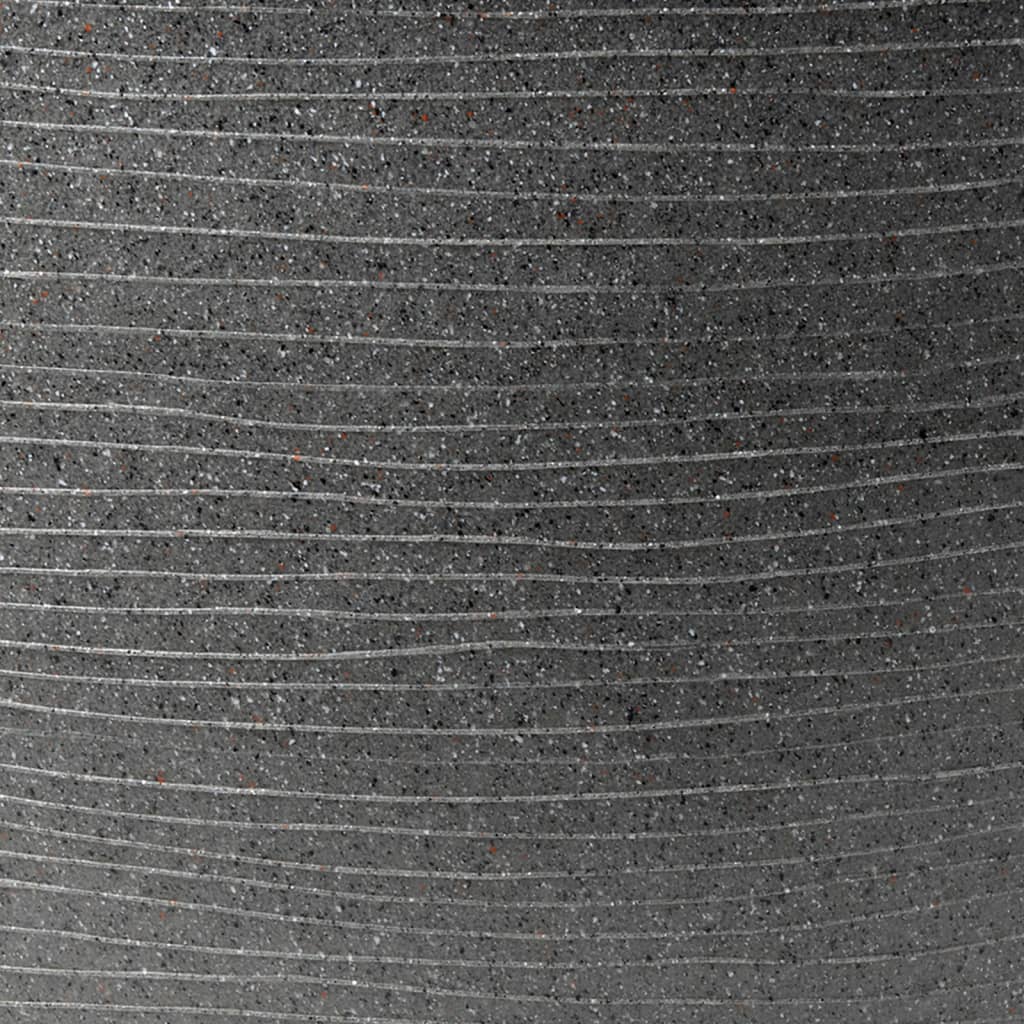 Capi Capi Flowerpot Arc Granite Capa cónica 60x48 cm antracita