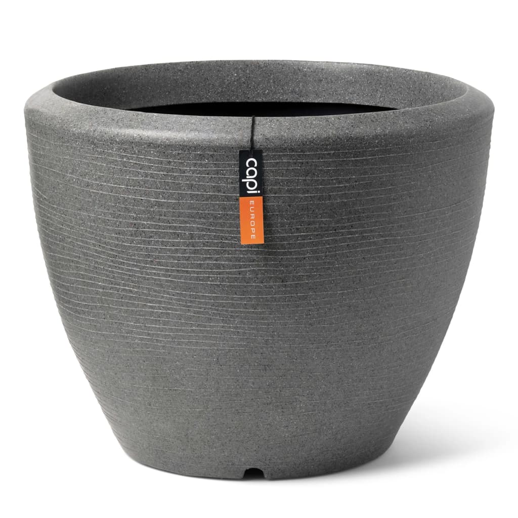 Capi Capi Flowerpot Arc Granite Taps Bajo 34x25 cm de antracita