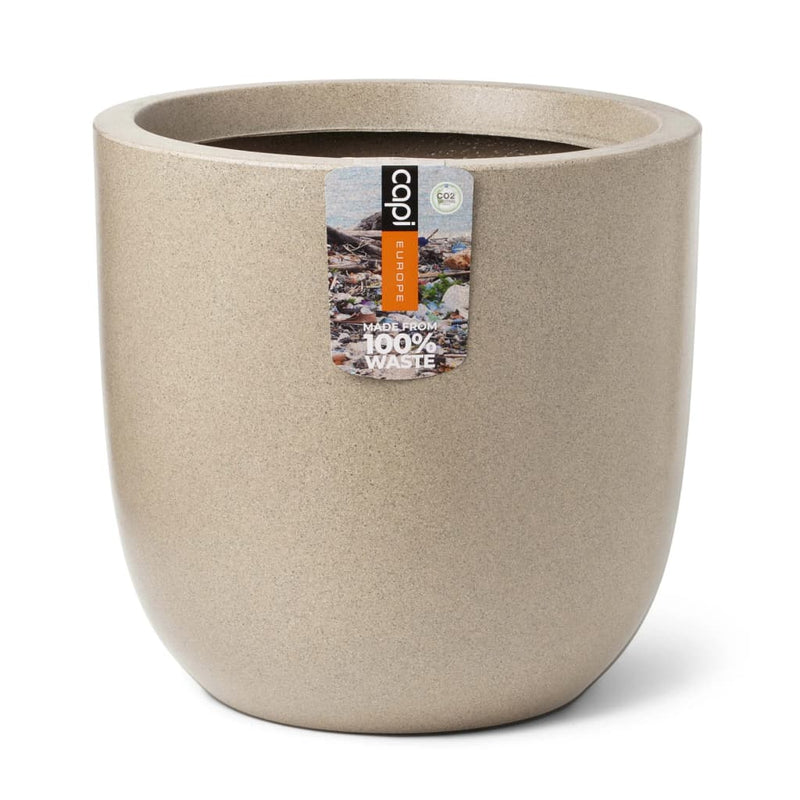 Capi Capi Planter Lave Smooth 43x41 cm Terrazzo Beige