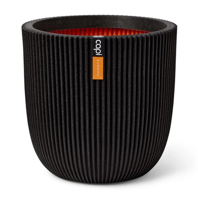Capi Capi Planter Groove 35x34 cm negro