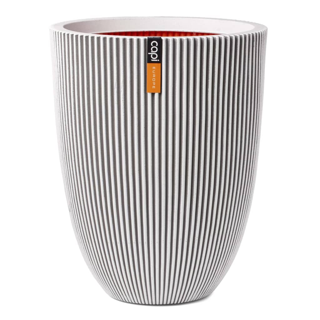 Capi Capi Flowerpot Groove Elegante 34x46 CM Color de marfil