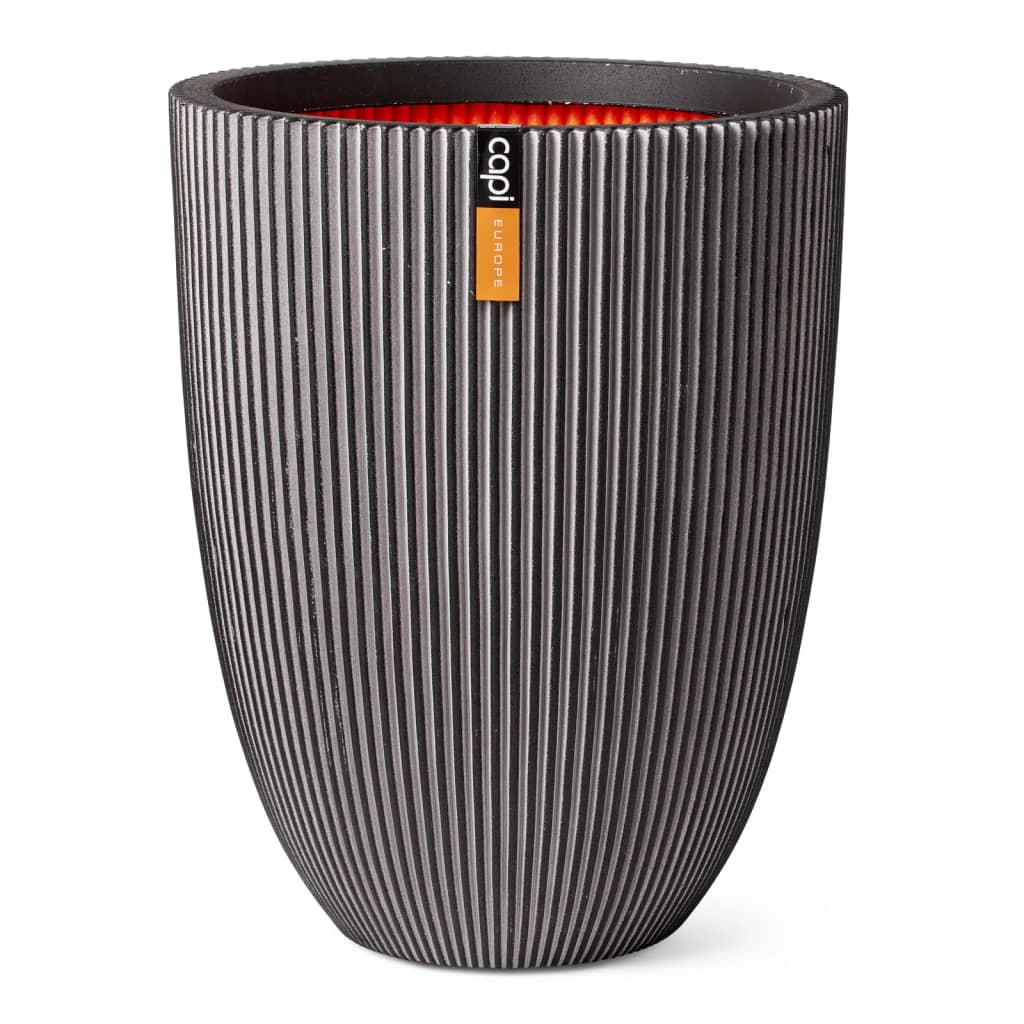 Capi Capi Flowerpot Groove elegante 34x46 cm antracita