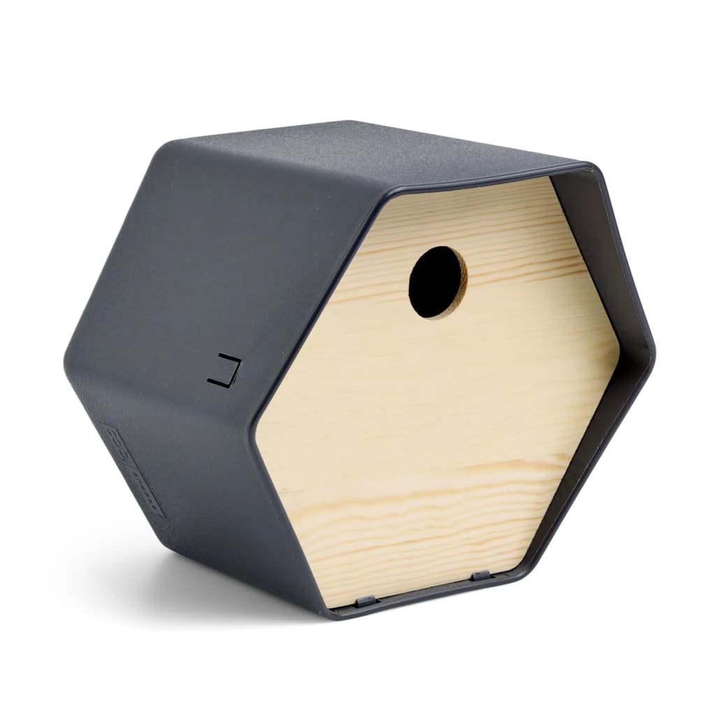 CAPI CAPI VOGELHUISJE HIVE 1 Agujero redondo 19x23x20 cm de antracita