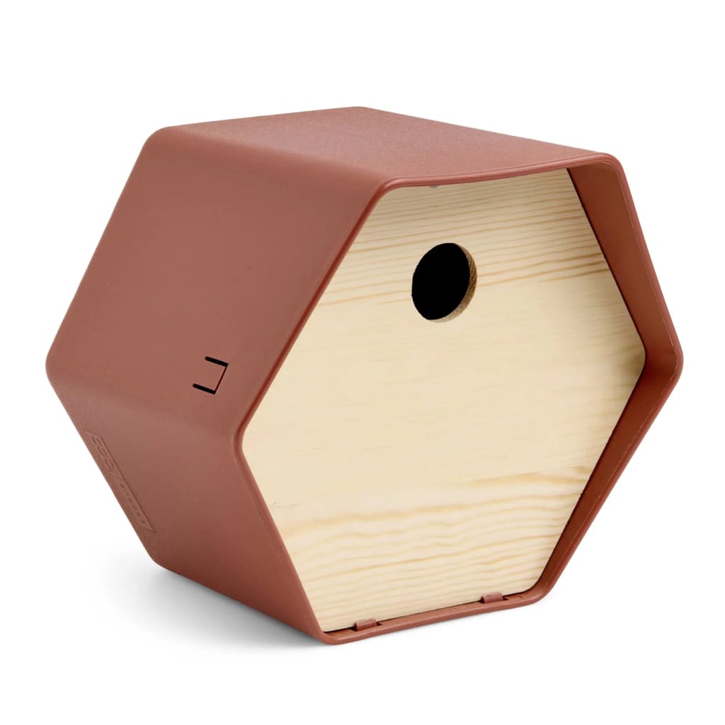 CAPI CAPI VOGELHUISJE HIVE 1 Agujero redondo 19x23x20 cm Brown