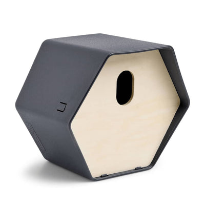Capi Capi Vogelhuisje Hive 2 Oval Hole 19x23x20 cm de antracita