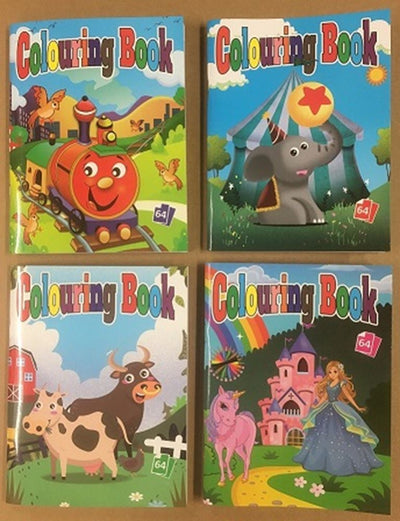 Boek specials nederland bv kleurboekje a5. 64 pag. (20 stuks) 4 ass