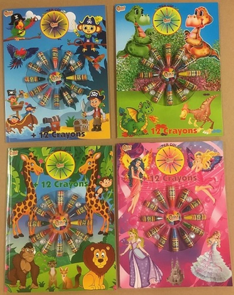 Libro speciali Nederland BV Color Book con Wascokrijjes, 12st.