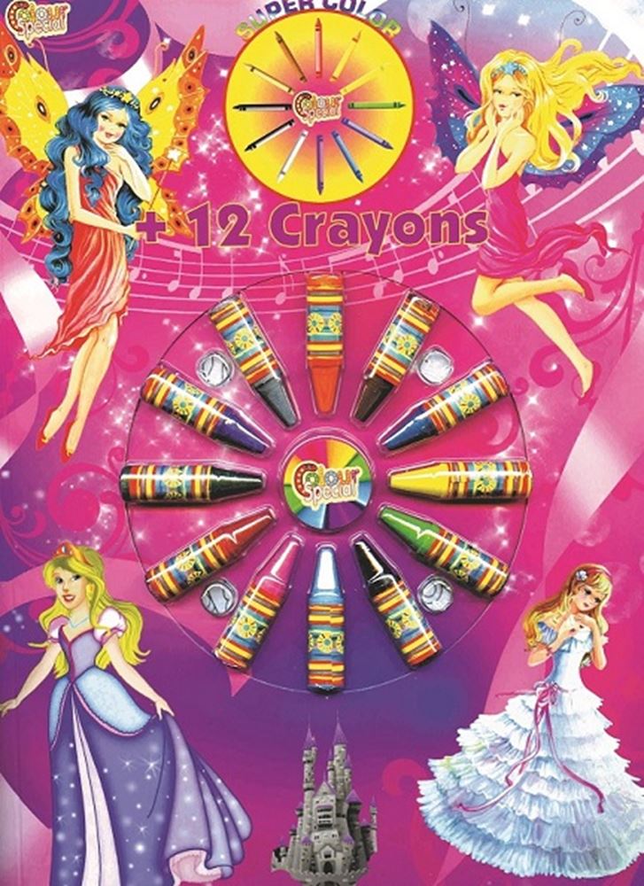 Libro speciali Nederland BV Color Book con Wascokrijjes, 12st.