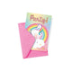 Otras marcas de tarjetas de invitación de unicornio 6 piezas