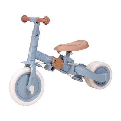 Little Dutch - Triciclo 4 en 1 con barra de empuje - safari dream blue