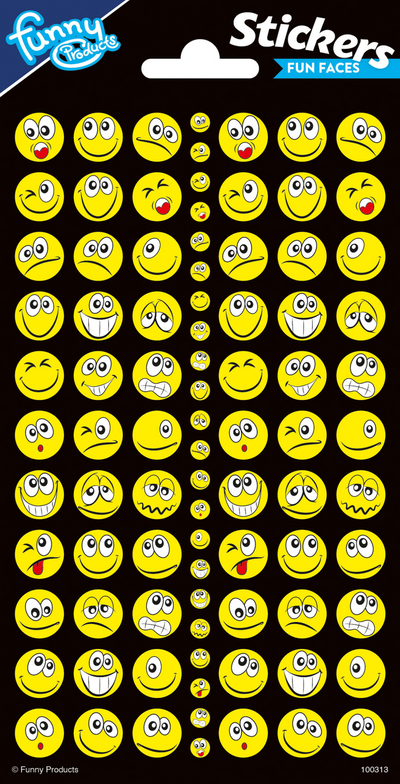 Totum Stickervel Twinkle Facce divertenti