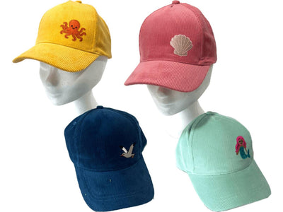 Gorra verano niños canalé 4 colores surtidos
