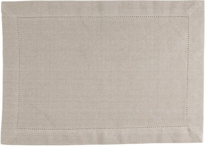 Linen More Linen More Placemats Indi 35cm x 50cm Beige