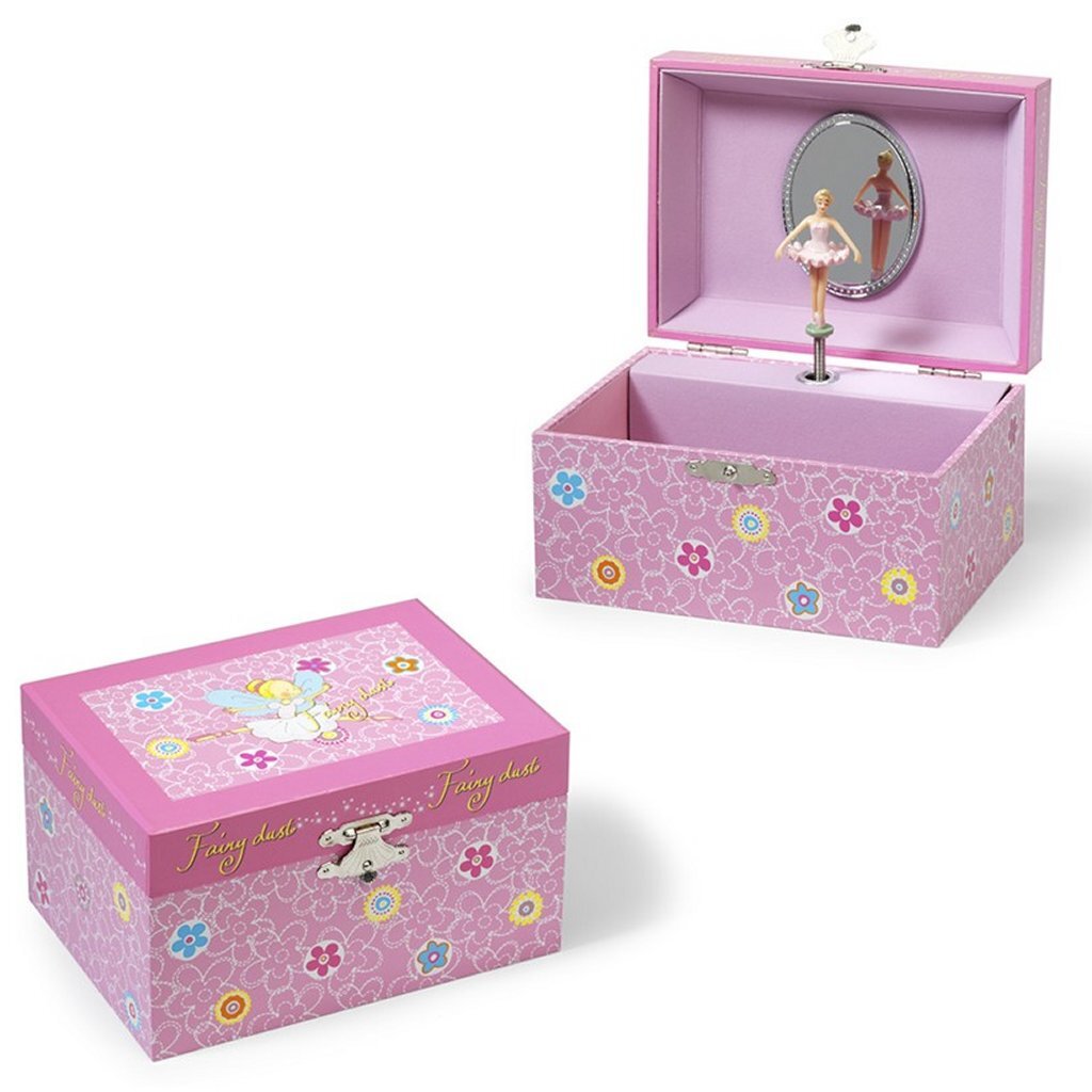 Joyero de madera con música y bailarina Simply for kids