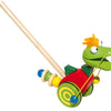 Houten loopstokken 6 assortie. 3+