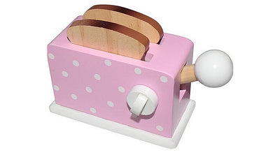 Simply for Kids Simply for Houten Broodrooster + Brood Roze