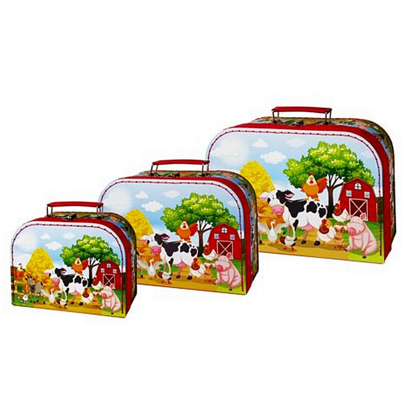 Simplemente para niños simplemente para la granja de equipaje de 3 piezas