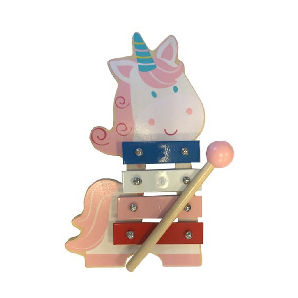 Semplicemente per i bambini semplicemente per lo xilofono unicorno in legno