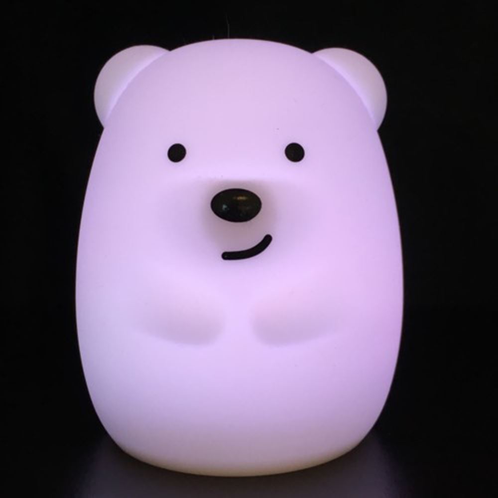 Lampada da notte in silicone orsetto grande. 1+