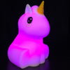 Lámpara de noche de unicornio de silicona. 1+