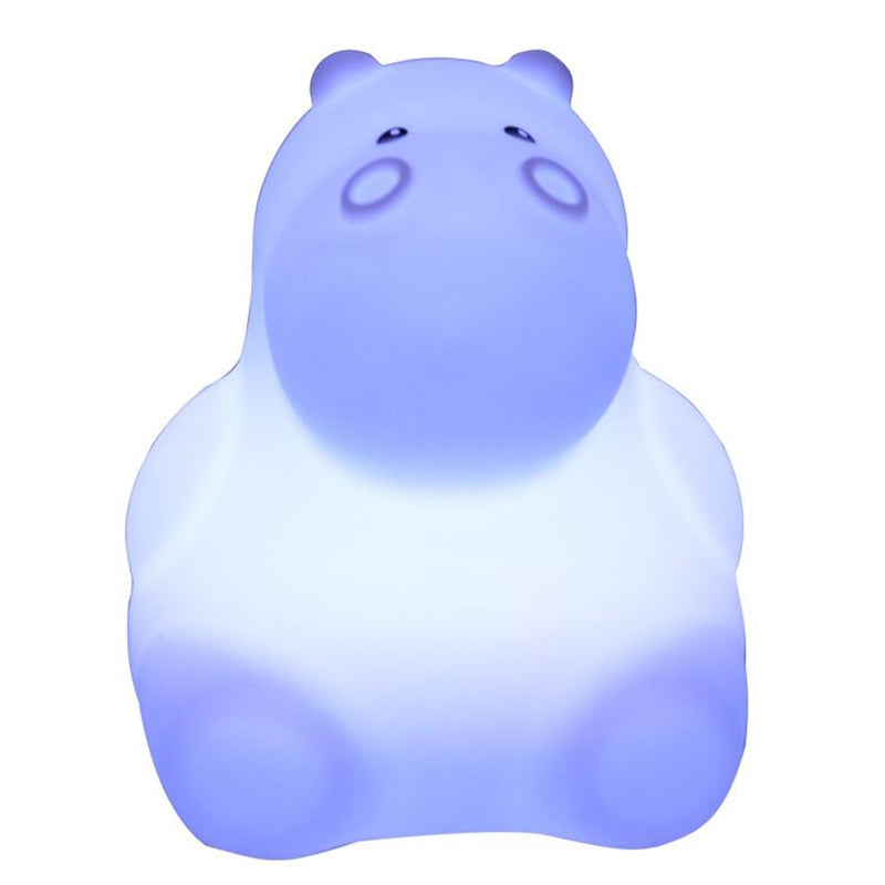 Lampada notturna ippopotamo in silicone. 1+