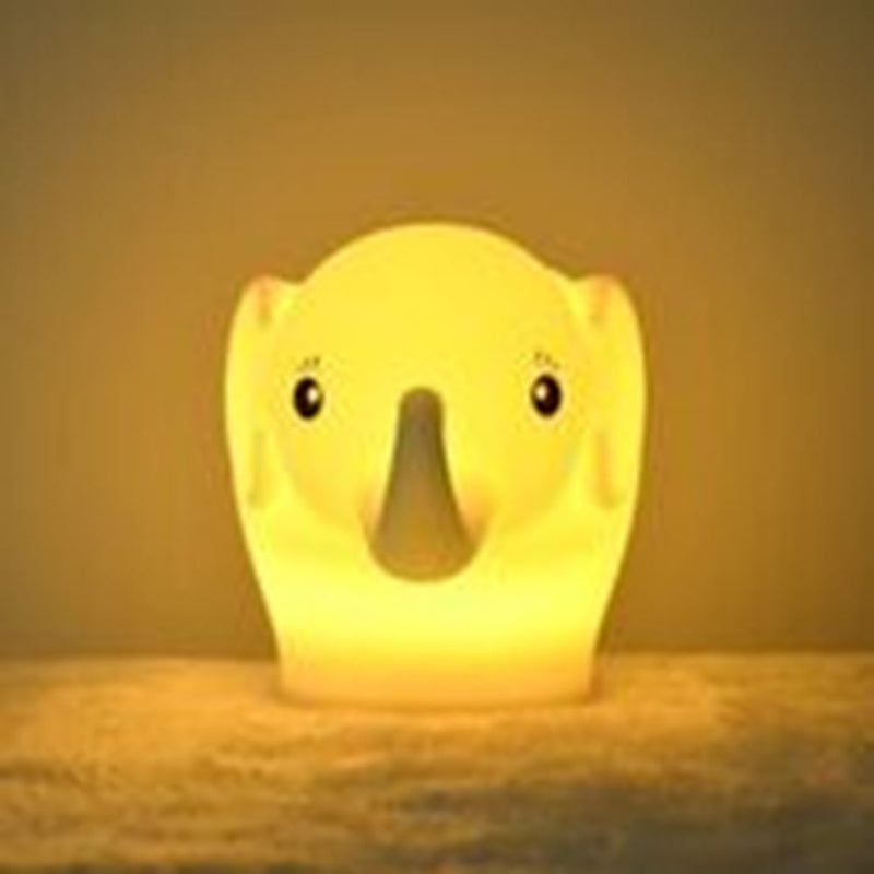 Lámpara de noche elefante de silicona. 1+