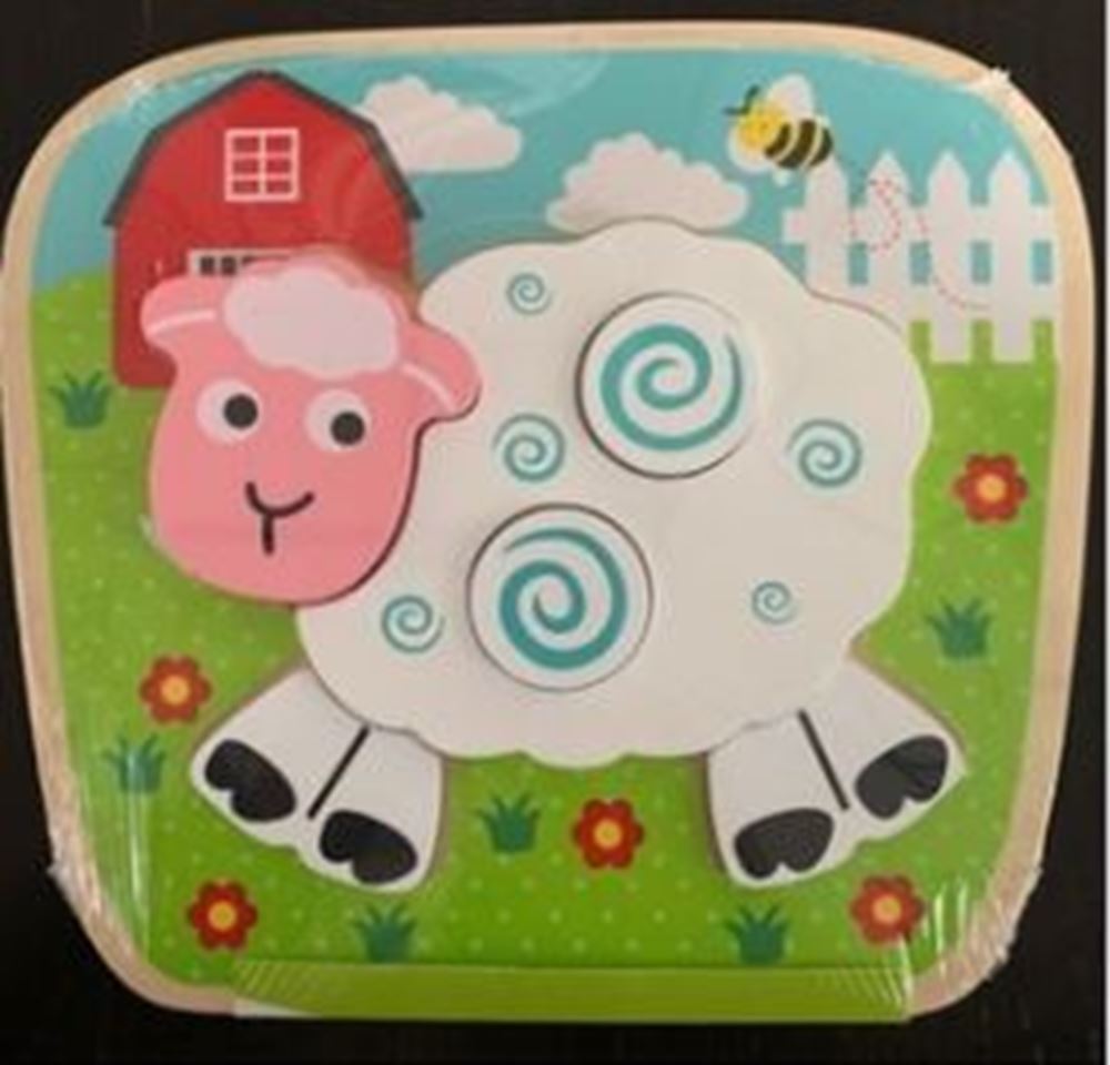 Puzzle oveja 6 piezas 1+ 22x20x2 cm