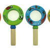 Houten vergrootglas. 4 ass. 12 stuks 3+