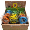 Houten vergrootglas. 4 ass. 12 stuks 3+