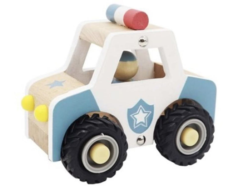 Auto della polizia in legno. 3+