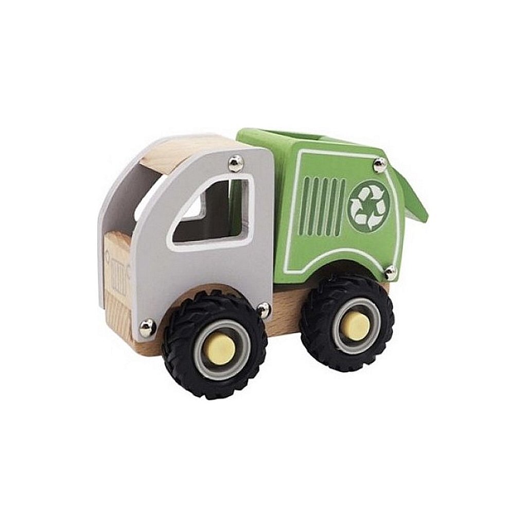 Semplicemente per bambini semplicemente per il camion della spazzatura in legno