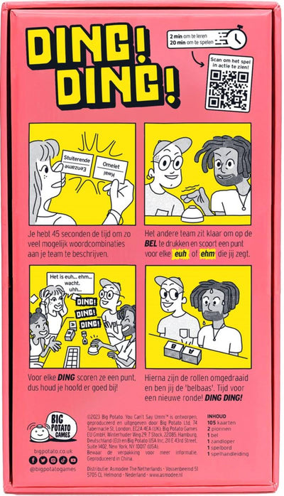 Asmodee you can't say umm party card game (nl)