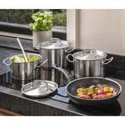 Sola Sola Profiline Deluxe Kookpan 20 cm Zilver - afbeelding 2