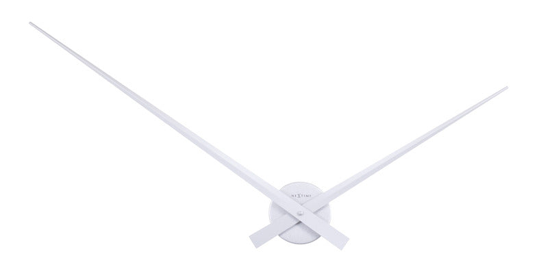 NeXtime NeXtime NE-2269ZI Wandklok Dia. 85 Cm, Aluminium, Zilver, Hands