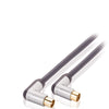 Profigold Profigold Prov8803 Cavo coassiale maschio su femmina su azioni 3,00 m nere