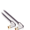 Profigold Profigold Prov8803 Cavo coassiale maschio su femmina su azioni 3,00 m nere