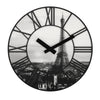 Nextime Nextime Klok 3004 La Ville, Ø39 cm, muro, bianco