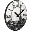 Nextime Nextime Klok 3004 La Ville, Ø39 cm, muro, bianco