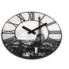 Nextime Nextime Klok 3004 La Ville, Ø39 cm, muro, bianco