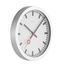 NeXtime NeXtime NE-3999ST Wandklok Dia. 35 Cm, Geborsteld Aluminium, #039;Station #039;