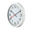 Nextime Nextime NE-3998AR Slide de reloj de pared. 19 cm, aluminio cepillado, 'estación'