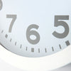 Nextime Nextime NE-3998AR Slide de reloj de pared. 19 cm, aluminio cepillado, 'estación'