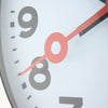 Nextime Nextime NE-3998AR Slide de reloj de pared. 19 cm, aluminio cepillado, 'estación'